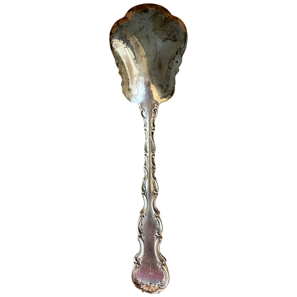 GORHAM Strasbourg Sterling Silver Sugar Shell Spoon 6" No Mono